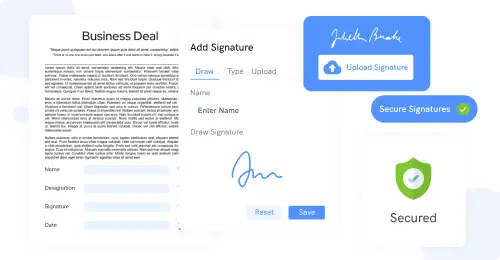 implementing electronic signatures